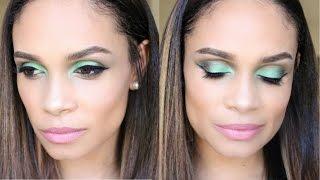 Makeup Tutorial: St. Patty's Day Makeup Look for Hooded Eyes