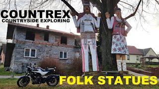 Motorcycle ride to folk statues - COUNTREX