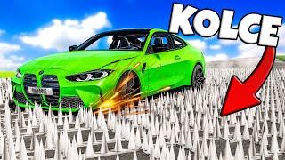 ️ AUTA VS KOLCZASTE PROGI ZWALNIAJĄCE | BeamNG Drive |