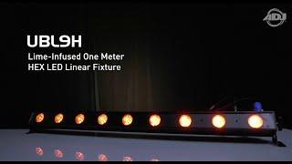 ADJ Lighting UBL9H Linear Fixture Demo