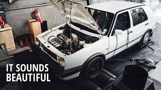 Dyno tuning my NA 16v Mk2 Golf GTI | Sweet ITB noises