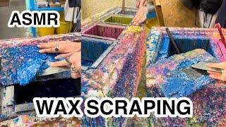 is this satisfying??!! | wax scraping