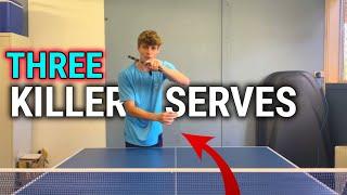 3 KILLER Serves for ALL Players | Learn to Serve Effectively