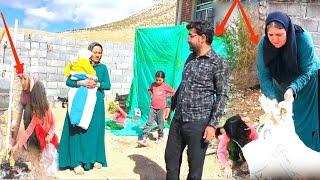 "Along with the family to treat Mohammad, and Mrs. Shawkat trying to clean the village house"