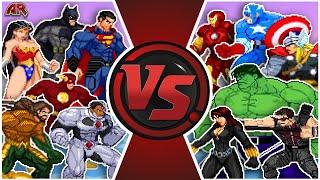 Justice League VS Avengers TOTAL WAR! Marvel vs DC Animation