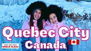 4 Hours in Quebec City| What to do and see| Rory and Sage World Class Ep.82