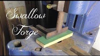 How to make a Simple Flypress Guillotine. Blacksmiths tools. Swallow Forge No.16