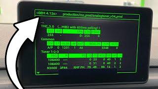 Audi A4 B9 (8W) MMI MHS2 hidden green menu (GEM)