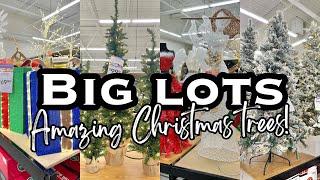 BIG LOTS CHRISTMAS 2023 • Amazing New Christmas Trees • SHOP WITH ME