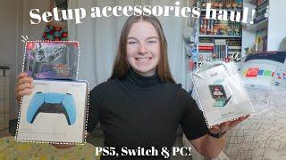 Fun Setup accessories haul! | PS5, Switch & PC!