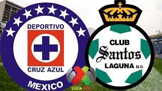 J2 Cruz Azul vs Santos (1-0) CL 2015 - Resumen HD