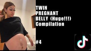 Twin Pregnant Belly (Huge!!!)