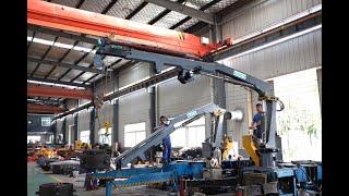 Knuckle Crane: 0.6T8M Knuckle Telescopic Crane Marine Deck Crane