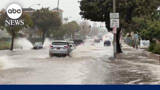 West Coast weather forecast as storms bring heavy rain