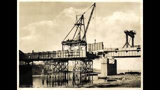 Die alte Tangermünder Elbe-Brücke   Teil 1/3 - Der Aufbau 1931 - 1933