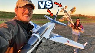 Two HUGE RC Jets Battle it Out! - Habu 6s Vs Viper 6S - TheRcSaylors