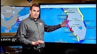 Afternoon update on Major Hurricane Milton from the NHC in Miami, FL (October 8, 2024)