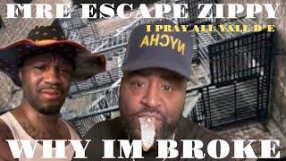 CHYNA BRIM APOLOGIZE TO FIRE ESCAPE ZIPPY WITH NO DRIPPY “HE’S BROKE & LIVING OUT HIS GRANDMA HOUSE”