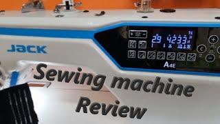 Industrial sewing machine review. Jack A4E. Exploring some Features Pros and Cons of this machine