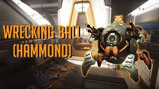 Wrecking Ball | Hammond Overwatch Gameplay