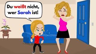 Learn German | Sarah teaches the babysitter a hard lesson