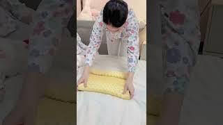在家如何纠正宝宝的头型？一个小妙招，帮助睡出一个好看的小圆头~ #育儿经验分享 #睡 #宝宝头型 #baby #newborn