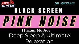Fall Asleep Fast with Pink Noise  Black Screen Sleep Sound | No Mid-roll Ads