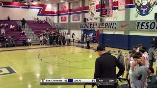 San Clemente vs Los Al H.S. Boys Basketball