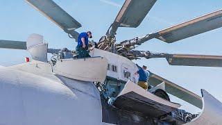 Crazy Process of Starting the World’s Biggest Helicopter Ever Produced