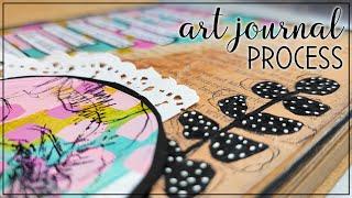 Mixed Media Art Journal Process