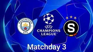 UEFA Champions League, 24/25, Matchday 3, Man City vs Sparta