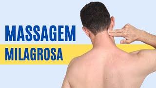 Faça você mesmo a MELHOR MASSAGEM para tensão no pescoço | Previna dor cervical