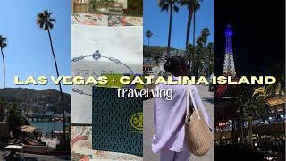 black girl travel vlog | las vegas + catalina island