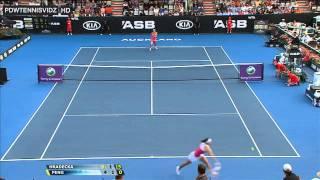 Hradecka vs Peng Auckland 2012 Highlights