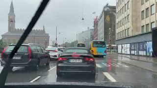 4K Copenhagen in a rainy summer 2020 ||  Copenhagen City ||  City Center Copenhagen