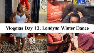 VLOGMAS DAY 13: LONDYNN'S WINTER DANCE | GET READY WITH ME | DOING HER HAIR AND MAKEUP