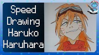 Haruko Haruhara (Speed drawing #23)