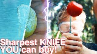 We tested The NEW SHARPEST KNIFE money can buy...!