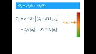 Measure change approach to the derivation of Black Scholes