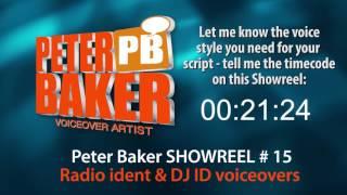 15   Radio Idents & DJ ID voiceover style   PETER BAKER UK VOICEOVER