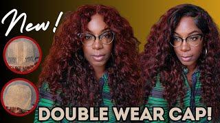 NEW! Double Wear Flip Cap Wig - TWO Colors, ONE Wig + Drawstring Ear Tabs w/ Slip Combs Klaiyi Hair