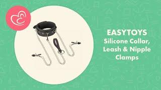 EasyToys Silicone Collar, Leash & Nipple Clamps Review | EasyToys