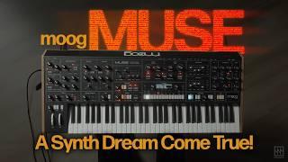 Moog Muse 8 Voice Poly Synth Review: Arpeggiator, Sequencer & Stereo Panning Features Explained