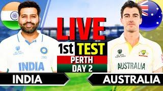 India vs Australia, 1st Test, Day 2 | IND vs AUS Live Match | Live Cricket Match Today, Last 33 Over