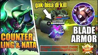 BLADE ARMOR COUNTER LING & NATALIA SAMPAI FRUSTASI! ZHASK REVAMP 2022 GAMEPLAY BUILD TERSAKIT TOP 1