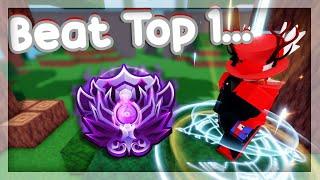 How I Beat The TOP 1 PLAYER In RANKED With @YoJpingStar  (Roblox Bedwars)