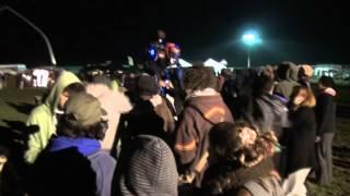 World Walker Tribes Gathering 2012 Belgium Techno Party Sound System 4 Legged Stiltwalker