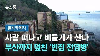 [밀착카메라] 사람 떠나고 비둘기가 산다…부산까지 덮친 '빈집 전염병' / JTBC 뉴스룸