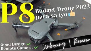 P8 DRONE DUAL CAMERA Unboxing | Review ( Filipino/Tagalog )