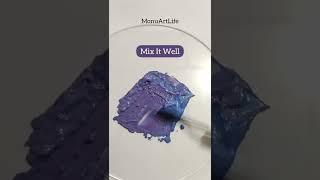 Purple | Color Mixing Tutorial | MonuArtLife | #painting #YTSHORTS #Shorts #trending #trend
